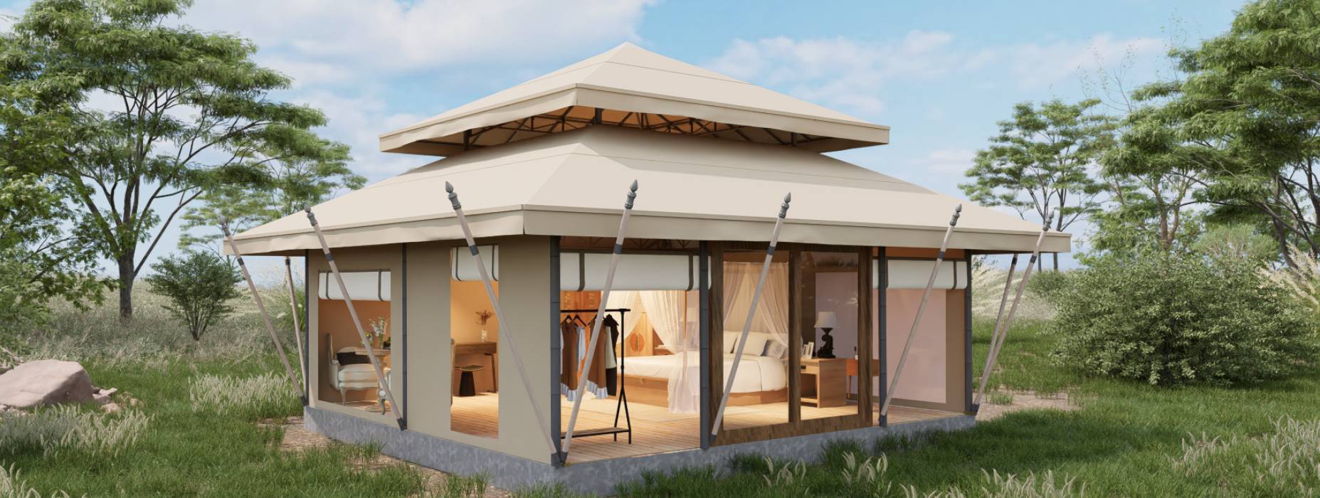 宁远县野奢帐篷厂家